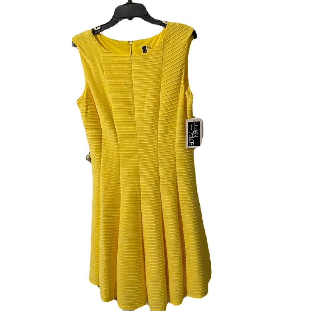 Julian Taylor A-Line Dress Yellow